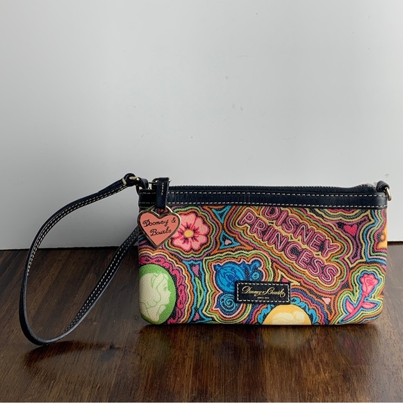 Disney World Resort Collab Dooney & Bourke sketch Princess Wristlet Purse - Picture 2 of 14